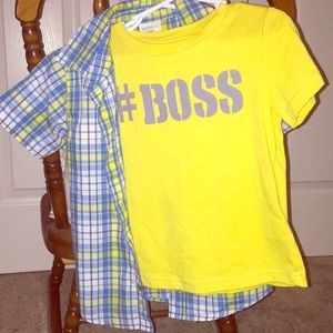 2-Piece WonderKids Shirt Set, Size 4T